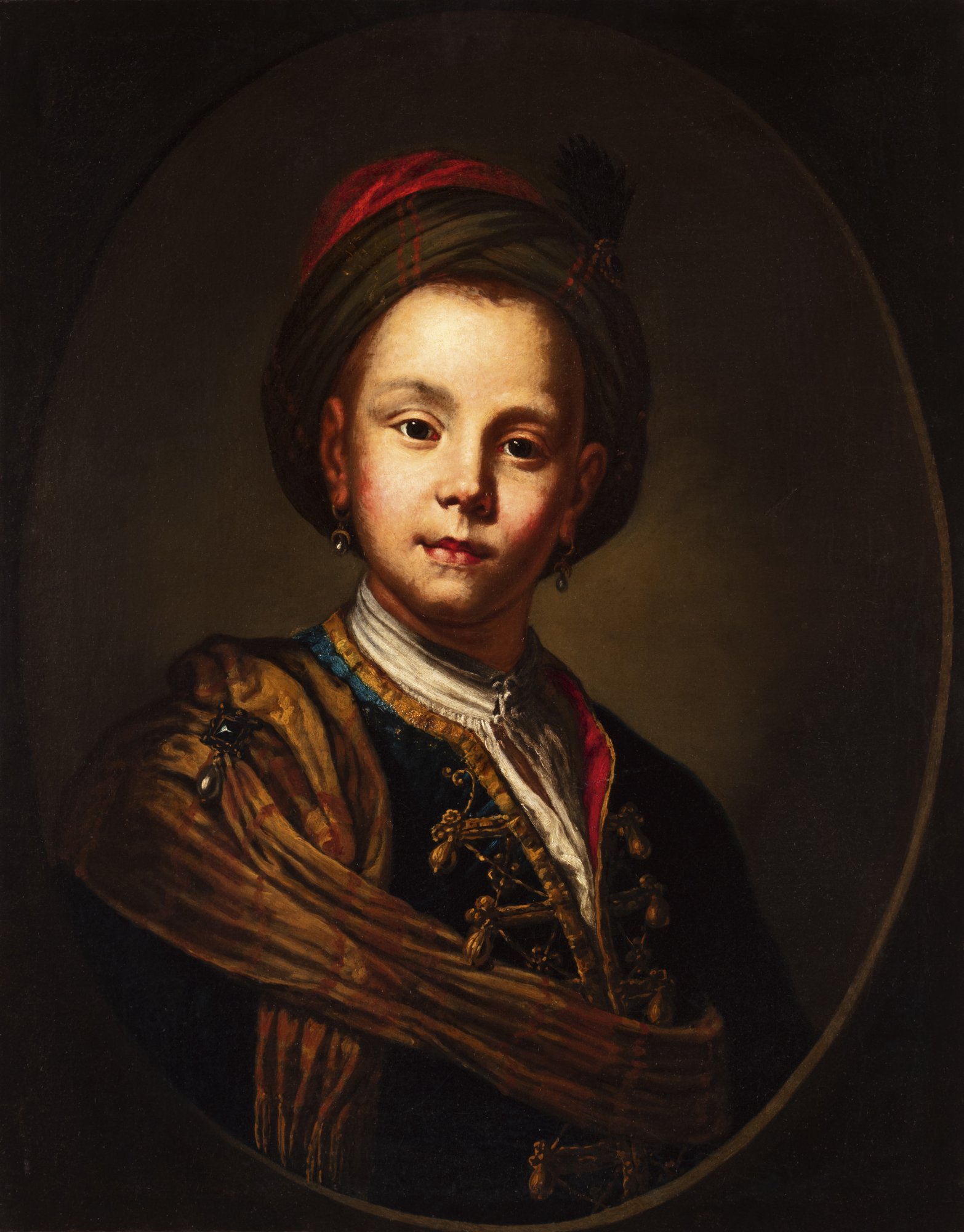 Ritratto di ragazzo vestito all'orientale