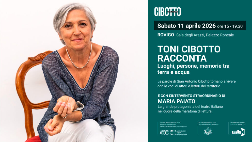 Maratona di lettura – Toni Cibotto Racconta. Luoghi, persone, memorie tra terra e acqua